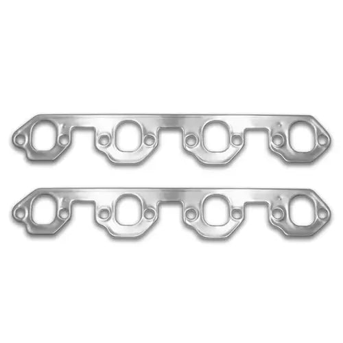 Patriot Seal-4-Good Header Gasket - 1.380 x 1.630 in D Port - Multi-Layered Aluminum - Big Block Ford (Pair)