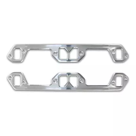 Patriot Seal-4-Good Header Gasket - 1.625 x 1 in Rectangle Port - Multi-Layered Aluminum - Small Block Mopar (Pair)