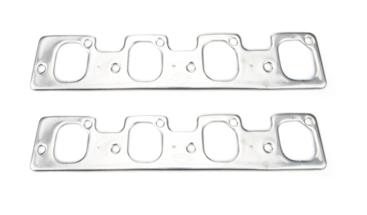 Patriot Seal-4-Good Header Gasket - 1.880 x 2.250 in Rectangle Port - Multi-Layered Aluminum - Ford Cleveland / Modified (Pair)