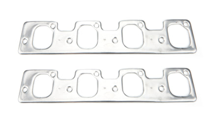 Patriot Seal-4-Good Header Gasket - 1.880 x 2.250 in Rectangle Port - Multi-Layered Aluminum - Ford Cleveland / Modified (Pair)