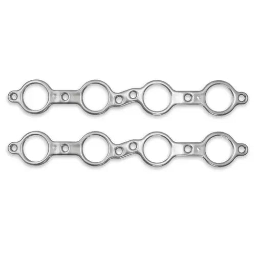 Patriot Seal-4-Good Header Gasket - 1.900 in Round Port - Multi-Layered Aluminum - GM LS-Series (Pair)