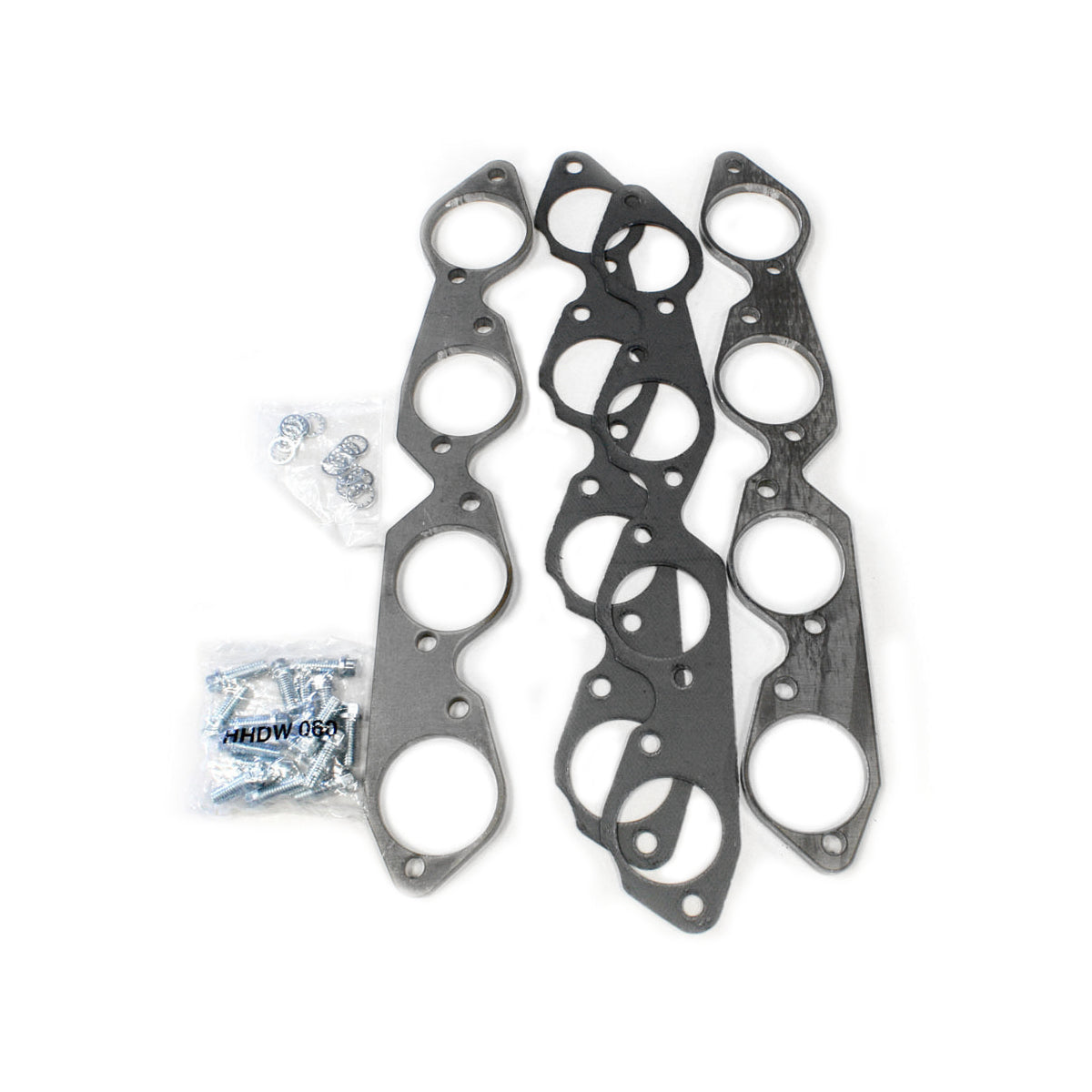 Patriot Header Flange - 0.375 in Thick - 2.5 in Round Port - Big Block Chevy (Pair) 
