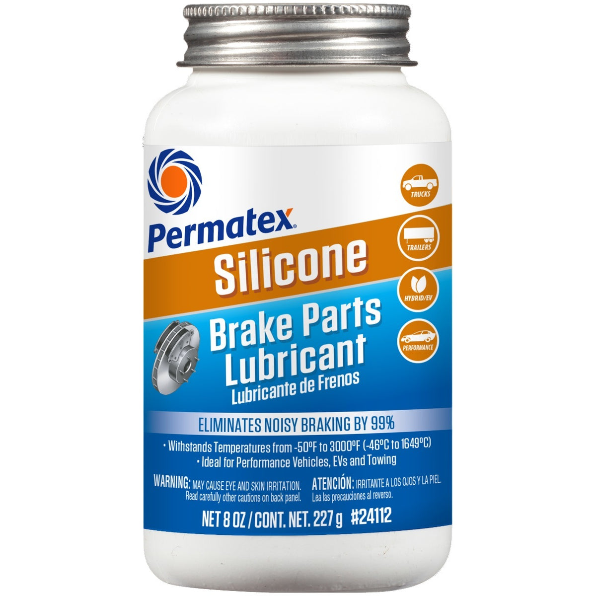 Permatex Brake Parts Lubricant Silicone Assembly Lubricant - 8 oz Bottle