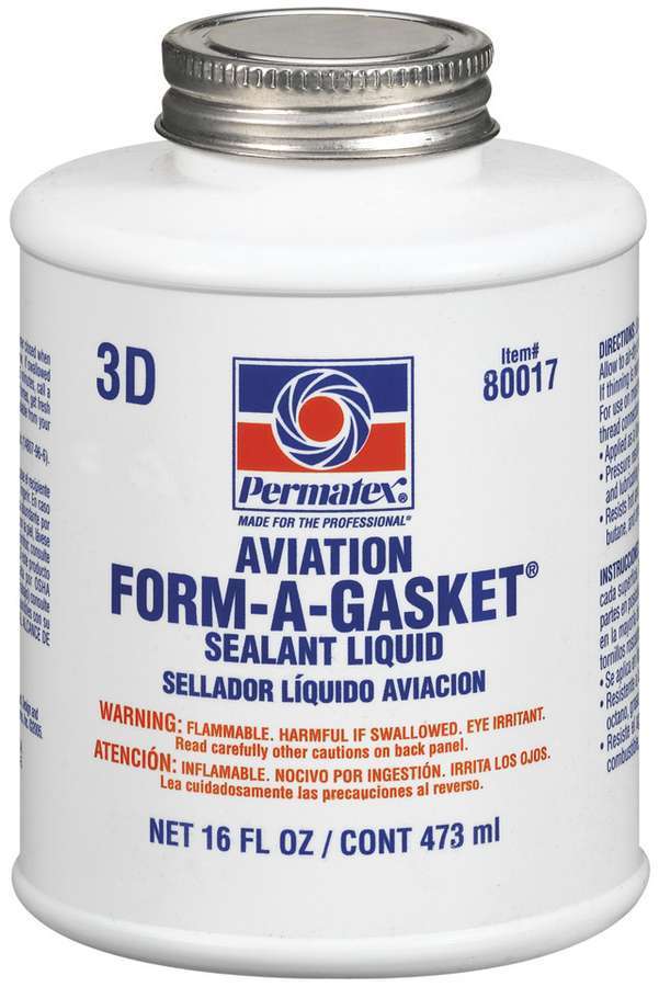Permatex Aviation Form-A-Gasket - 16 oz Brush Top Can