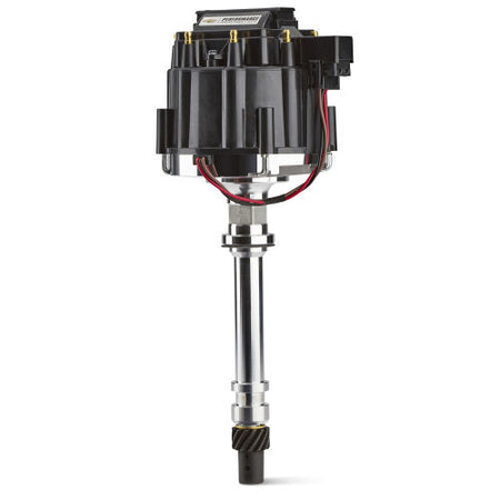 Proform Magnetic Pickup Distributor - Locked Vacuum Advance - HEI Style Terminal - Chevy V8 - Black
