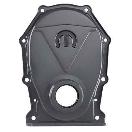 Proform 1-Piece Steel Timing Cover - Gray Paint - Mopar B / RB-Series / Hemi