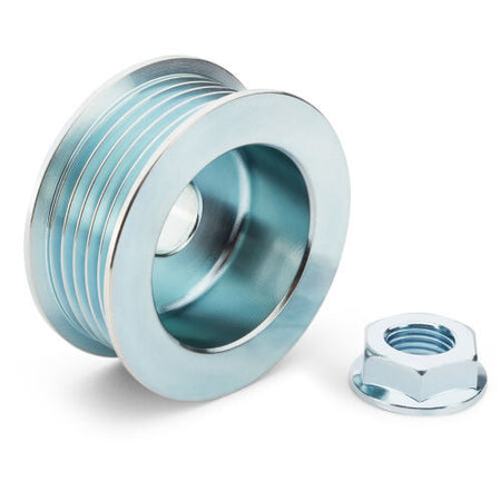 Proform 5-Rib Serpentine Alternator Pulley - 62.5 mm Diameter - 0.664 in Shaft - Lightning-Bolt Alternator