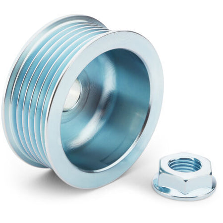 Proform 6-Rib Serpentine Alternator Pulley - 62.5 mm Diameter - 0.664 in Shaft - Lightning-Bolt Alternator