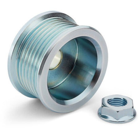 Proform 7-Rib Serpentine Alternator Pulley - 62.5 mm Diameter - 0.664 in Shaft - Lightning-Bolt Alternator