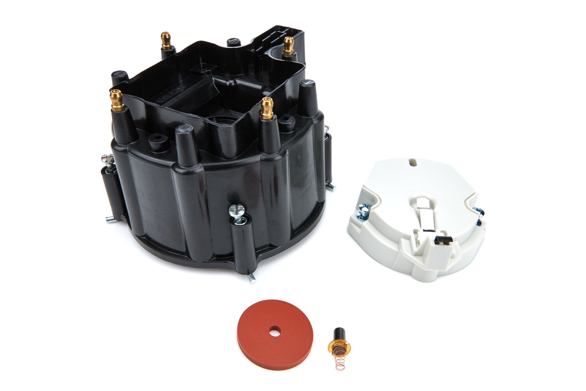 Proform HEI Style Terminal Cap and Rotor Kit - Coil in Cap - Black - GM 4-Cylinder