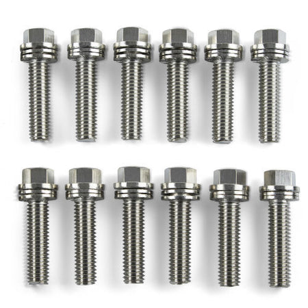 Proform Locking Hex Head Header Bolt - 3/8-16 in Thread - 1 in Long (Set of 12)