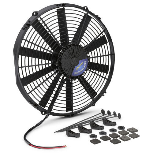 Proform Ultra Performance Electric Fan - 16 in - 3400 CFM - Straight Blade - 16-1/2 x 15-3/4 x 3 in Thick
