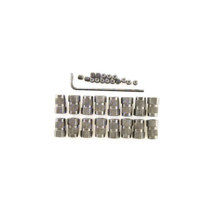 Pioneer Posi Lock Rocker Arm Nut - 3/8-24 in Thread (Set of 16)
