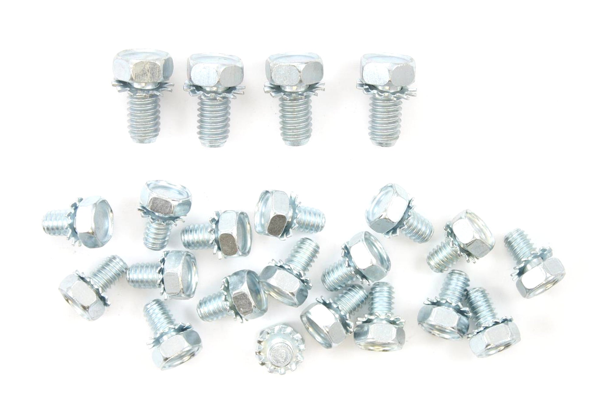 Pioneer Oil Pan Bolt Kit - Hex Head - Zinc Oxide - Small Block Chevy