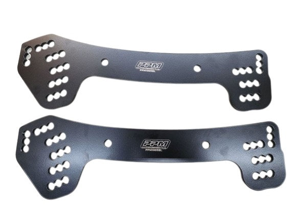 PPM Four Bar Bracket - Driver Side - Double Slot - Black - XR1 Rocket Chassis