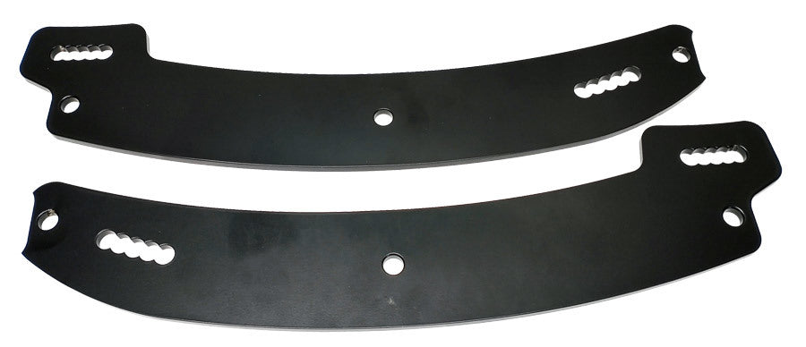 PPM Four Bar Bracket - Passenger Side - Double Slot - Black - Longhorn Chassis