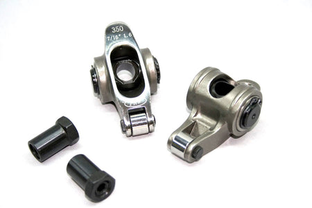 PRW Industries Platinum Pro Series Stainless Roller Rocker Arm - 7/16 in Stud Mount - 1.60 Ratio - Small Block Chevy