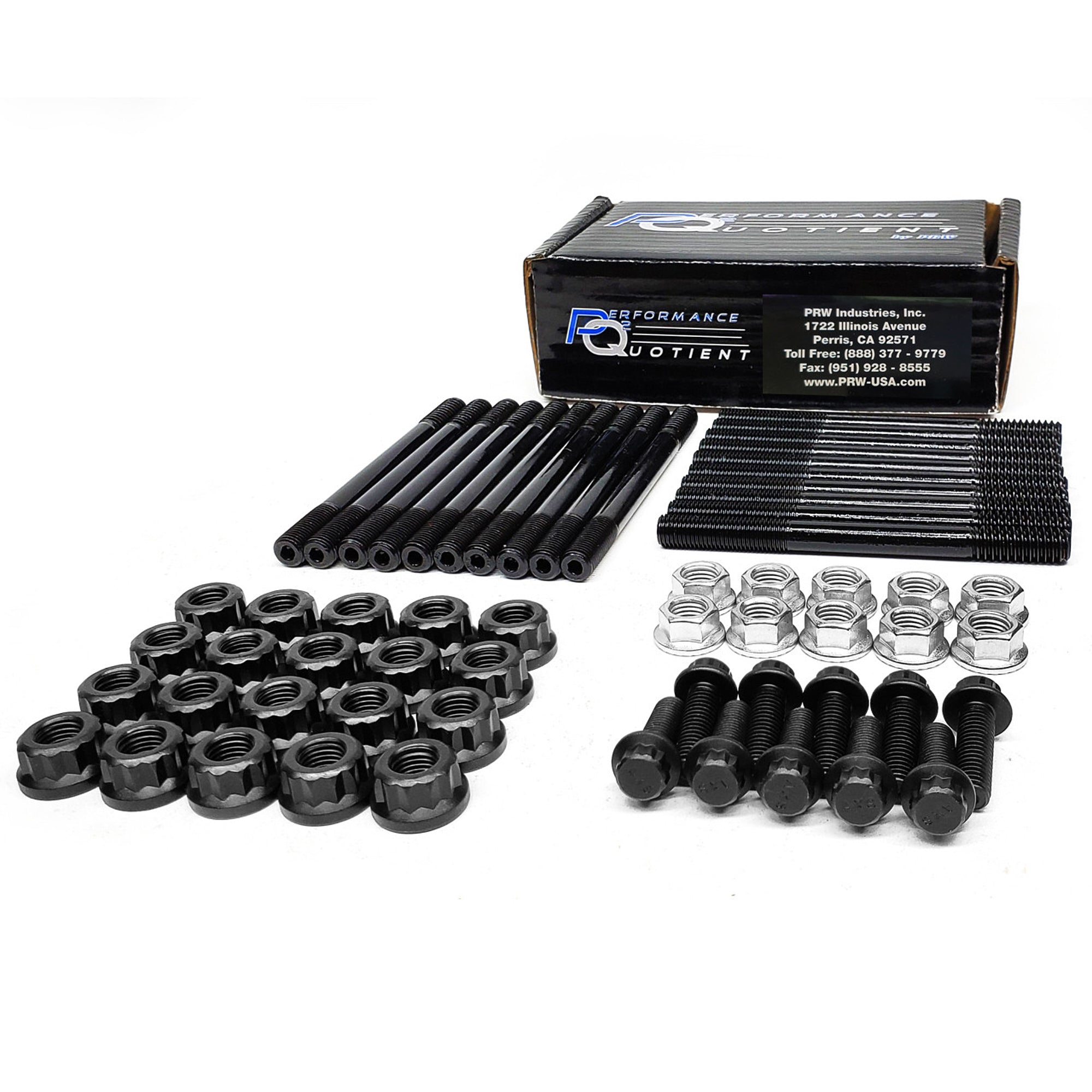 PRW Industries Main Stud Kit - 6-Bolt Mains - 12 Point Nuts - GM LS-Series