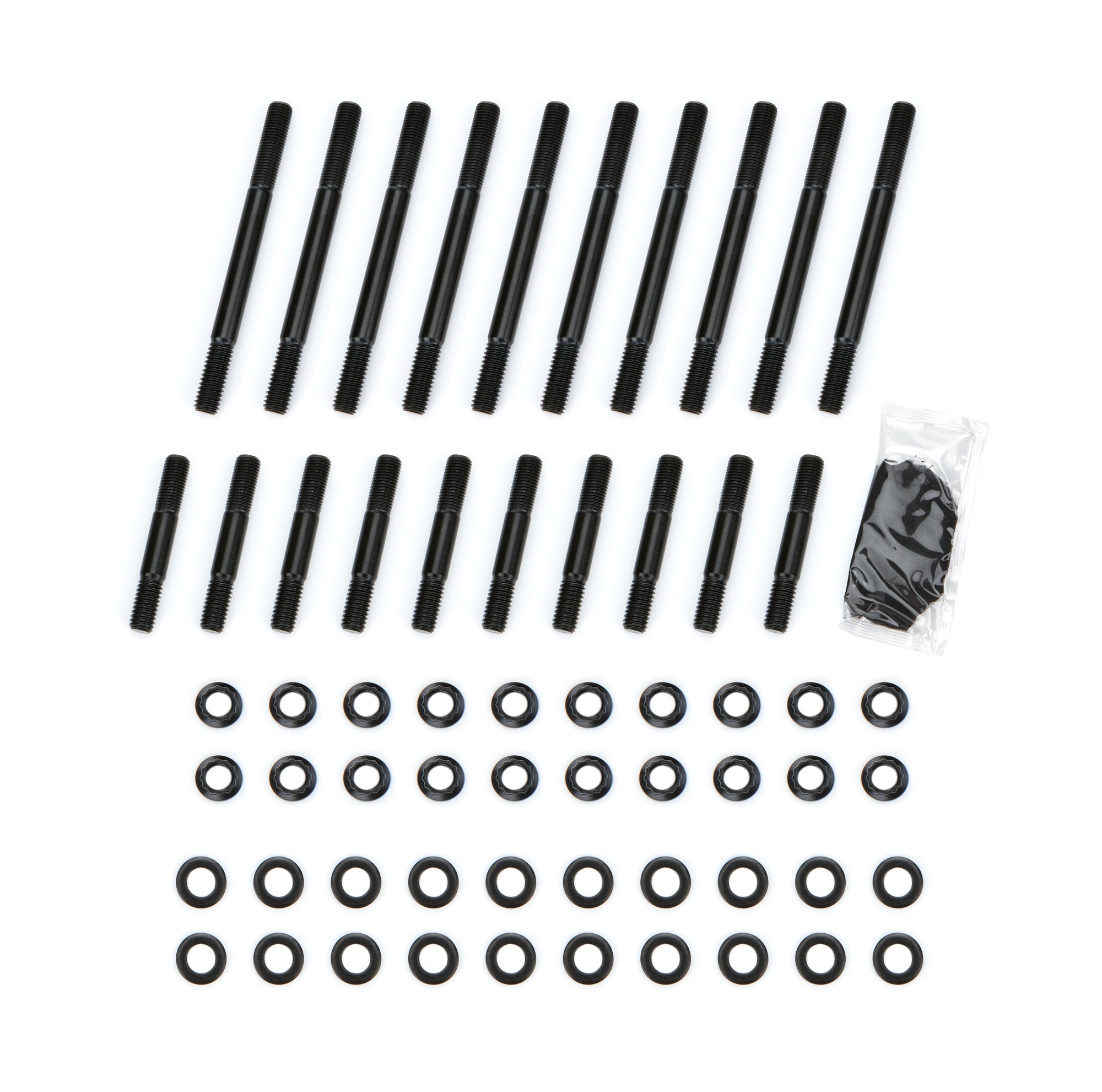 PRW Industries Cylinder Head Stud Kit - 12 Point Nuts - Chromoly - Small Block Ford