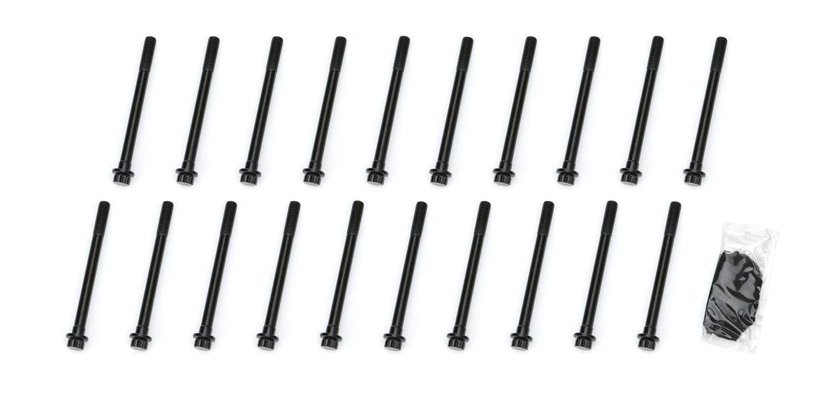 PRW Industries Cylinder Head Bolt Kit - 12 Point Head - Chromoly - Black Oxide - GM LT-Series