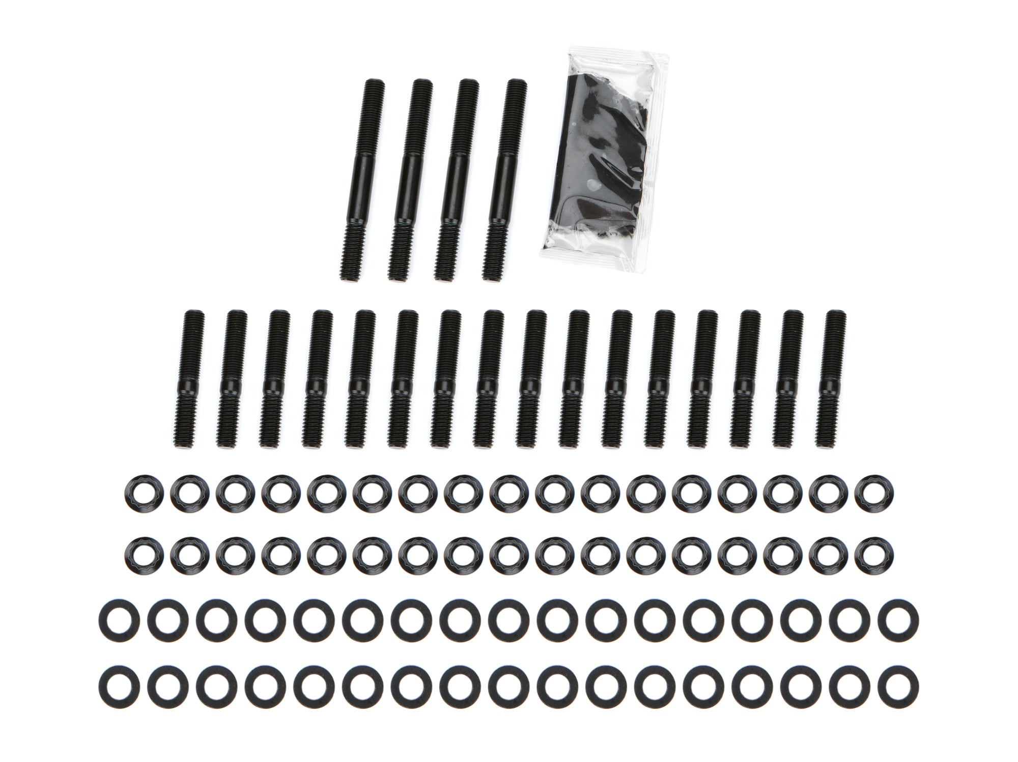 PRW Industries Cylinder Head Bolt Kit - 12 Point Head - Chromoly - Black Oxide - Small Block Chevy