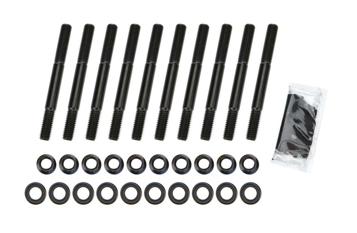 PRW Industries Main Stud Kit - 12 Point Nuts - 2-Bolt Mains - Chromoly - Black Oxide - GM LT-Series