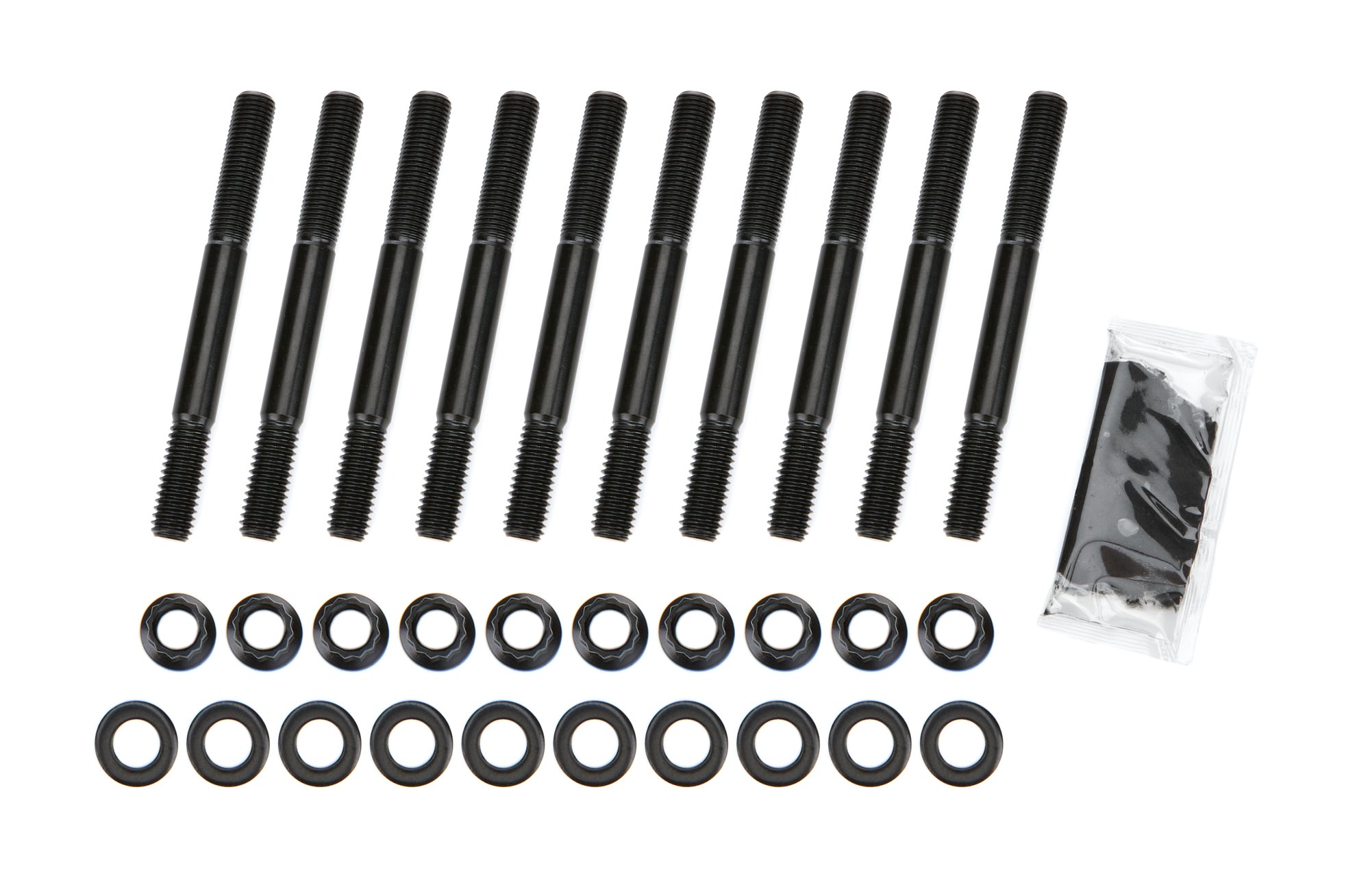 PRW Industries Main Stud Kit - 12 Point Nuts - 2-Bolt Mains - Chromoly - Black Oxide - GM LT-Series