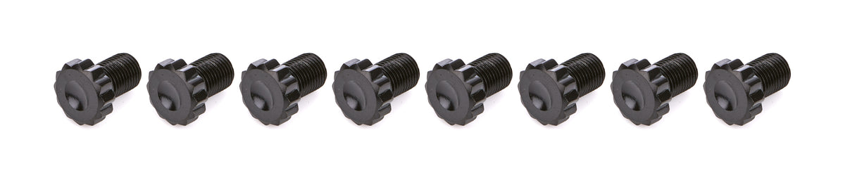 PRW Industries Flywheel Bolt Kit - 12 mm x 1.5 Thread - 18 mm Long - 12 Point Head - Dodge Cummins 1989-2018 (Set of 8)
