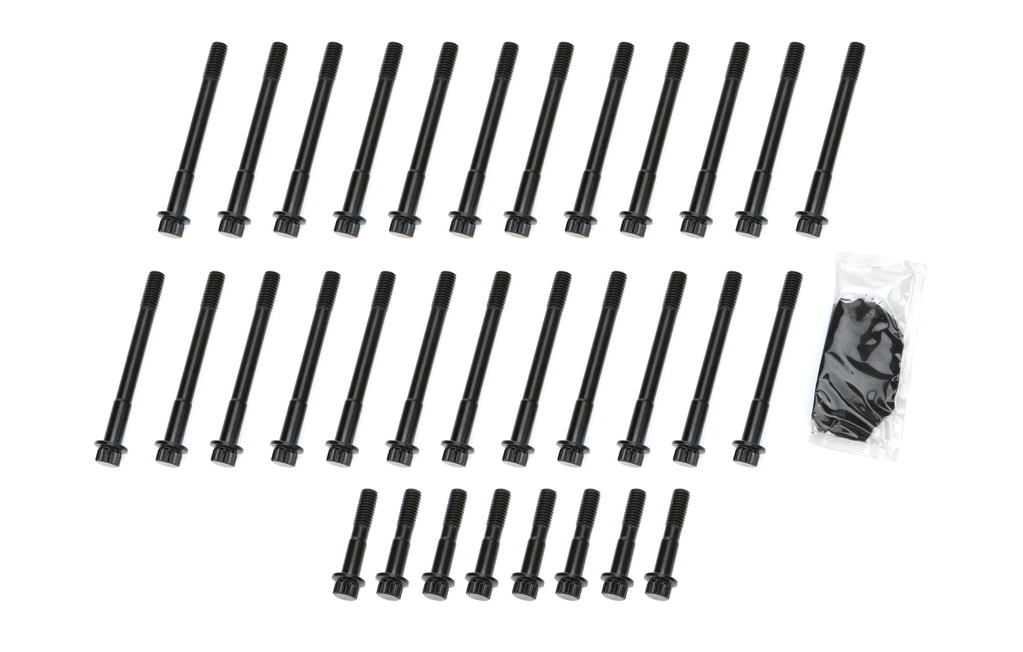 PRW Industries Cylinder Head Bolt Kit - 12 Point Head - Chromoly - Black Oxide - Big Block Chevy