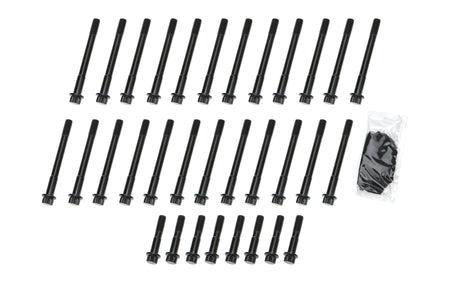 PRW Industries Cylinder Head Bolt Kit - 12 Point Head - Chromoly - Black Oxide - Big Block Chevy