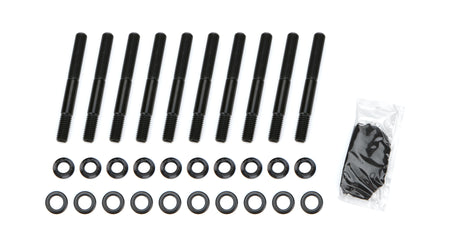 PRW Industries Main Stud Kit - 12 Point Nuts - 2-Bolt Mains - Chromoly - Black Oxide - Big Block Chevy