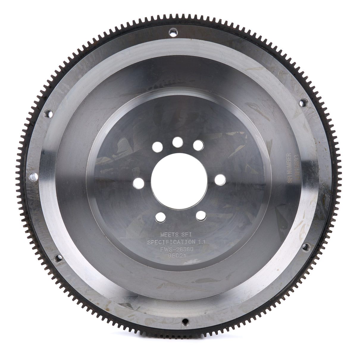 PRW Industries Pro Series 168 Tooth SFI 1.1 Flywheel - 23.4 lbs - Internal Balance - Chevy V6 / V8