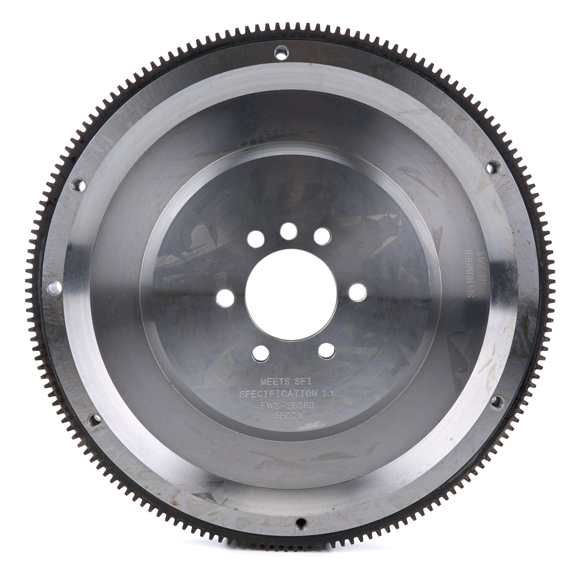PRW Industries Pro Series 168 Tooth SFI 1.1 Flywheel - 23.4 lbs - Internal Balance - Chevy V6 / V8