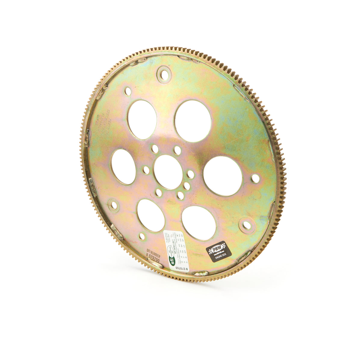 PRW Industries GM LS Gold Series SFI 29.1 168 Tooth Chromoly Flexplate - Internal Balance - 1-Piece Seal - GM LS-Series