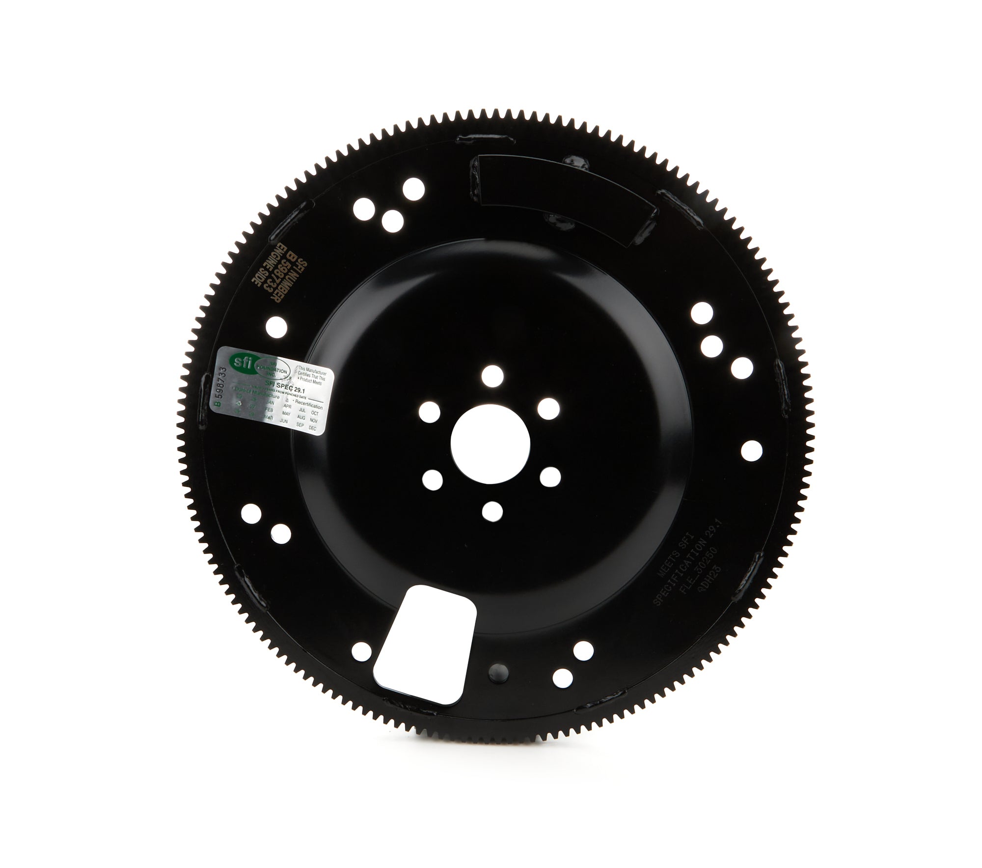 PRW Industries Black Label Special Edition SFI 29.1 164 Tooth Steel Flexplate - 50 oz External Balance - Small Block Ford