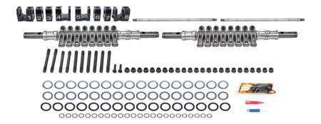 PRW Industries Shaft Mount Steel Roller Tip Rocker Arm Kit - Natural - Ford FE-Series