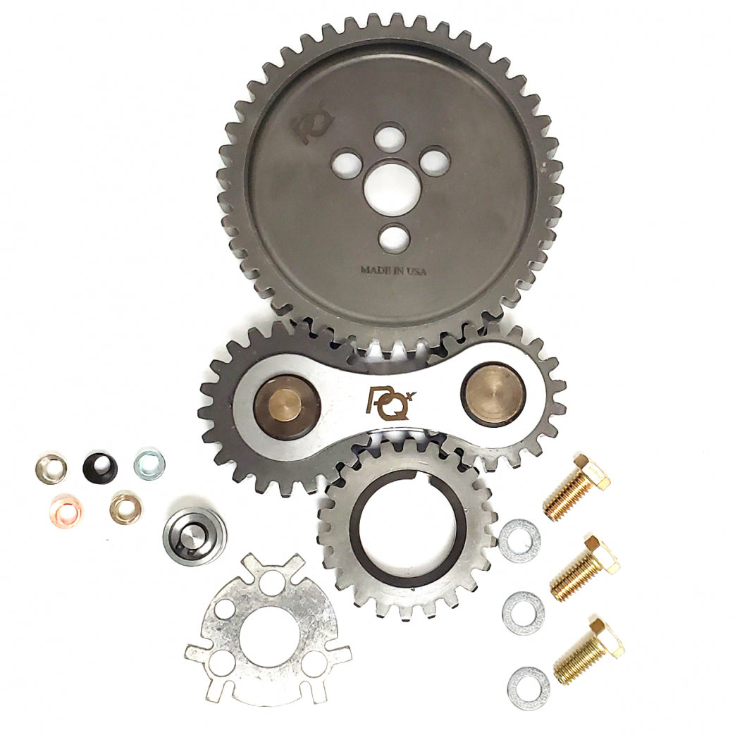 PRW Industries Noisy Gear Drive - Dual Gear - Dual Idler - Small Block Chevy