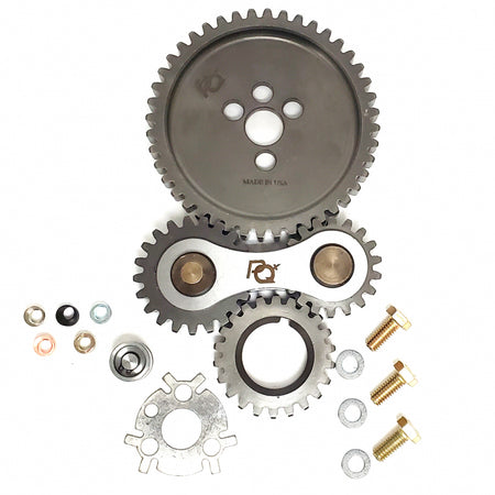 PRW Industries Quiet Gear Drive - Dual Gear - Dual Idler - Small Block Chevy