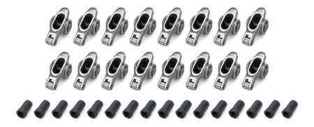 PRW Industries Elite Series Stainless Roller Rocker Arm - 7/16 in Stud Mount - 1.70 Ratio - Big Block Chevy - (Set of 16) - - - 