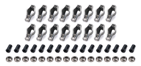PRW Industries Sportsman Series Roller Rocker Arm - 7/16 in Stud Mount - 1.52 Ratio - Pontiac V8 (Set of 16)