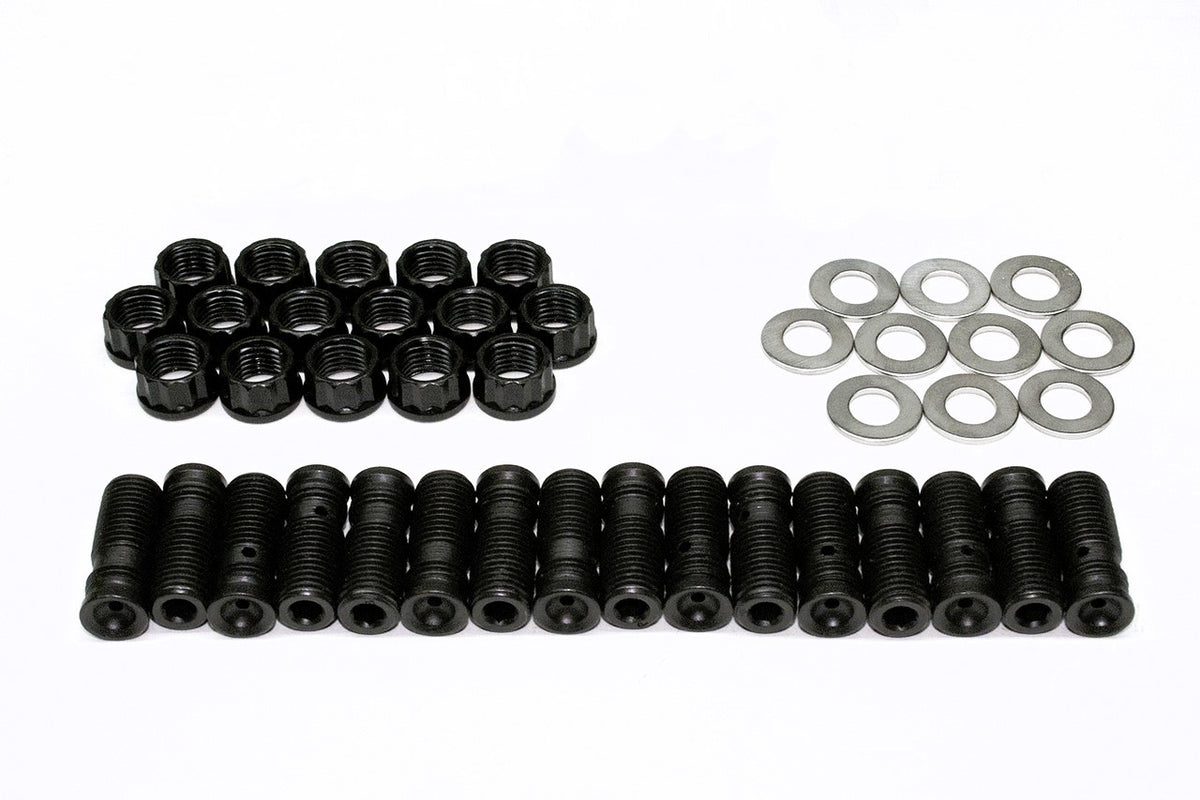 PRW Industries Rocker Arm Adjuster - 7/16-20 in Thread - 5/16 in Ball - Mopar V8 (Set of 16)