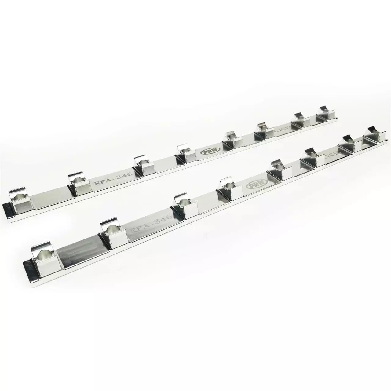 PRW Industries Billet Aluminum Rocker Arm Stand - Gray - GM LS1 / LS6 (Pair)