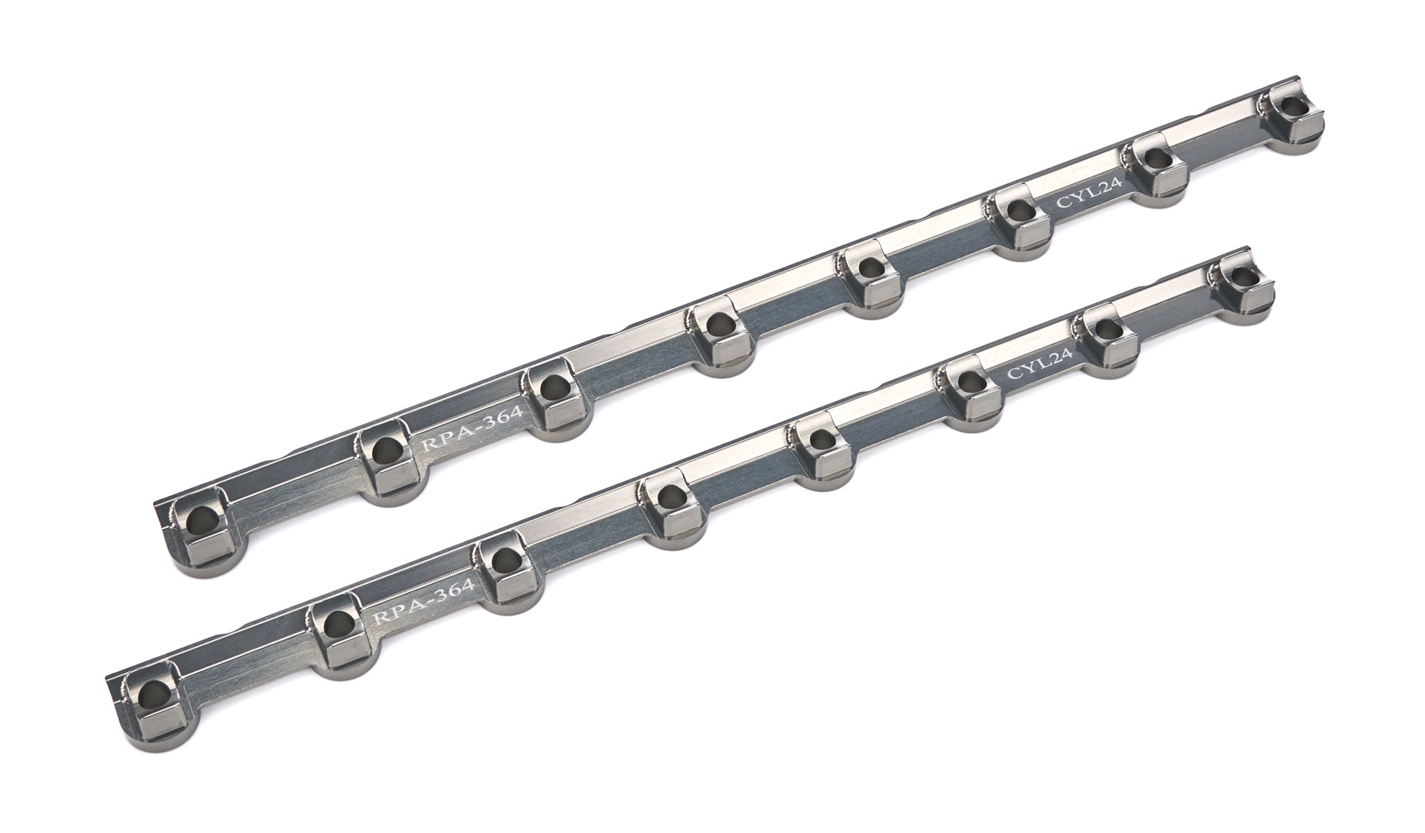 PRW Industries Billet Aluminum Rocker Arm Stand - Gray - GM LS3 / L92 (Pair)