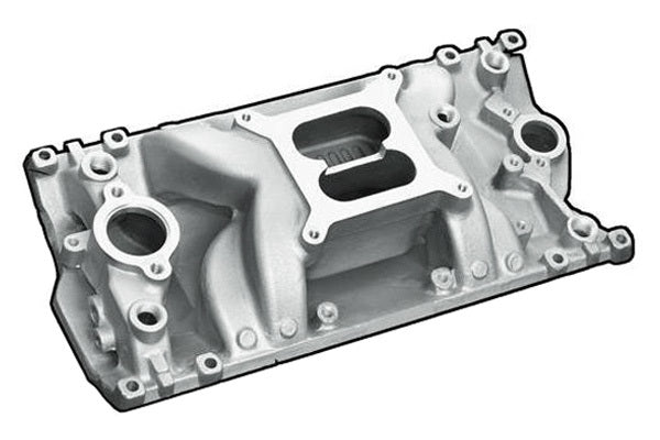 Professional Products Crosswind Intake Manifold - Square Bore - Dual Plane - Vortec - Small Block Chevy