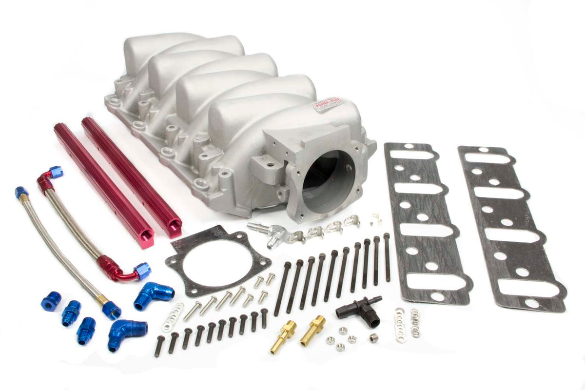 Professional Products Typhoon Intake Manifold - Throttle Body Flange - Multi Port - Cathedral Port - LS2 - GM LS-Series