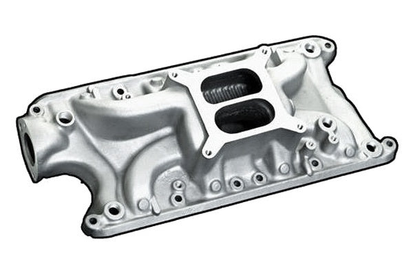 Professional Products Typhoon Intake Manifold - Square Bore - Dual Plane - Satin - Small Block Ford