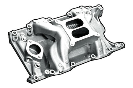 Professional Products Crosswind Intake Manifold - Square Bore - Dual Plane - Small Block Mopar