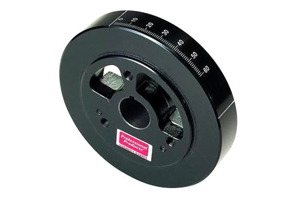 Professional Products PowerForce Harmonic Balancer - 6.750 in OD - Black - External Balance - Small Block Chevy