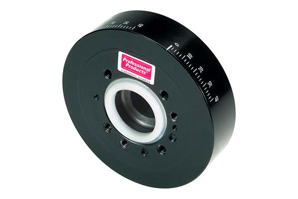 Professional Products PowerForce Harmonic Balancer - 6.400 in OD - Black - 50 oz External Balance - Small Block Ford