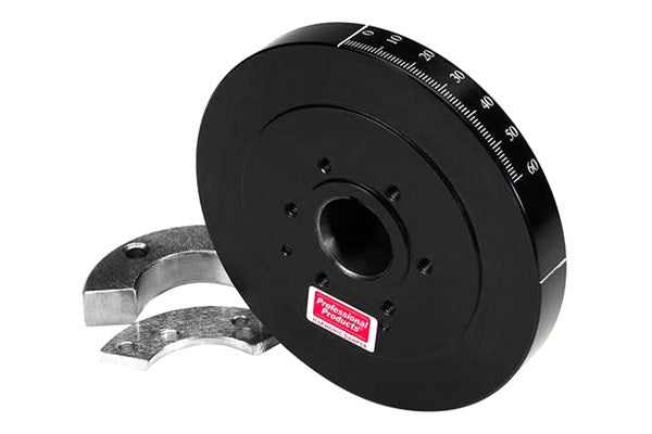 Professional Products PowerForce Harmonic Balancer - 7.300 in OD - Black - Internal Balance - Small Block Mopar